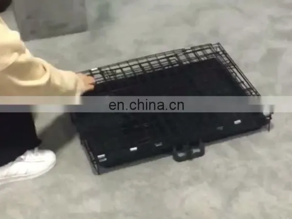 Wholesale Designs Stainless Steel Iron Commercial Wire Cheap Large Metal Pet Dog Kennel Cage For Sale Cheap