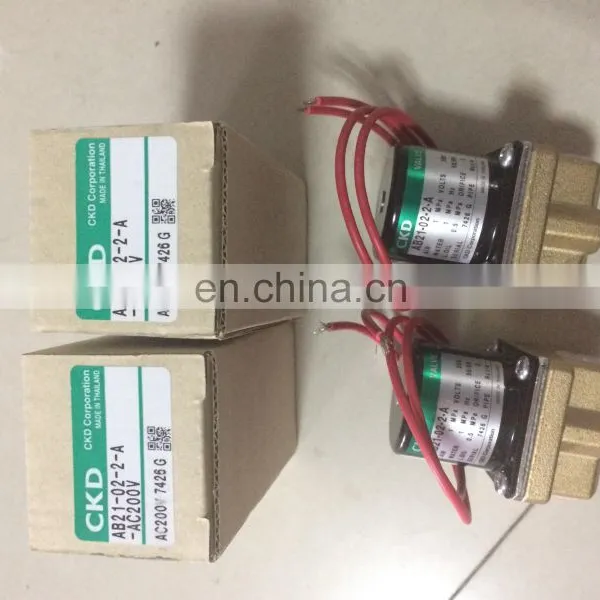 CKD 2 Way Solenoid Valve AB21-02-1-A-AC200V photo-3