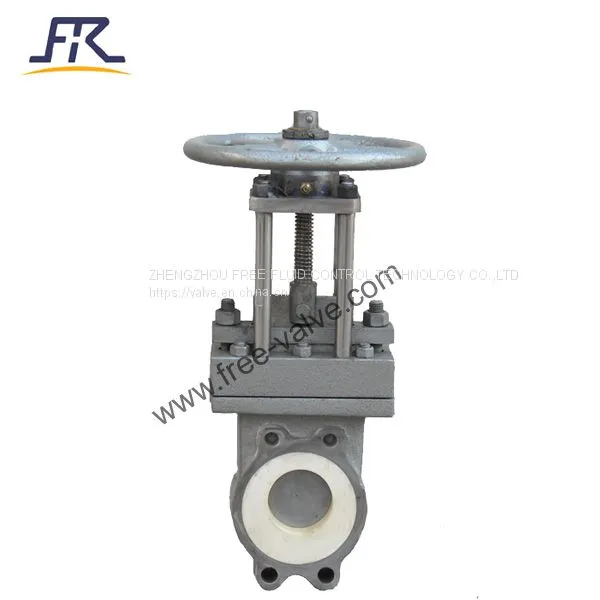 Manual Operation Ceramic Knife Gate Valve for Coal Washing Plant photo-3