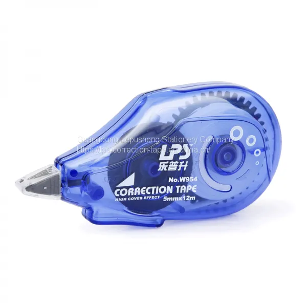 Non-Refillable Yellow Correction Roller With Transparent Dispenser 12m Correction Tape 954 photo-3