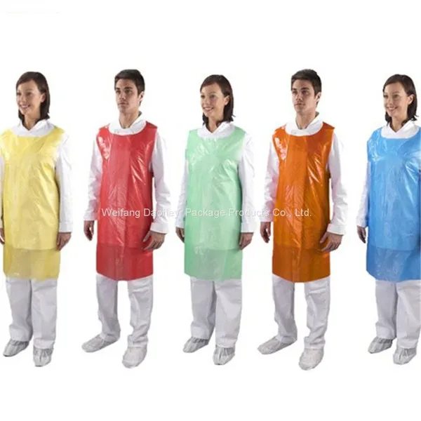 Disposable Aprons,polythene HDPE LDPE Waterproof Cheap Aprons for Painting and Cooking photo-4