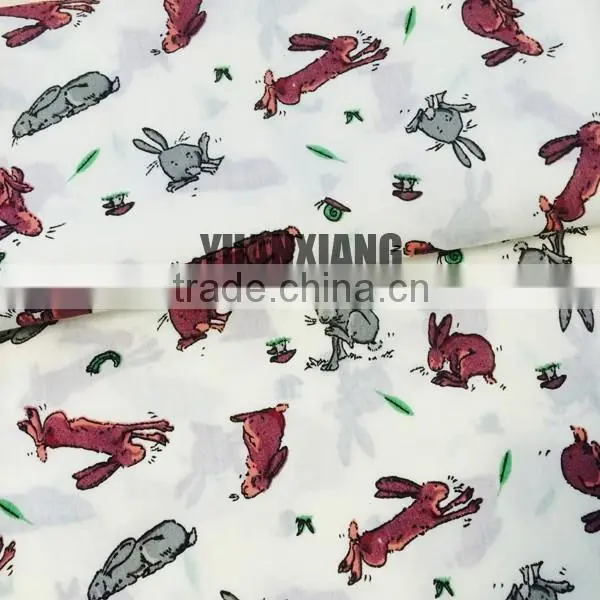 Animal Fabric in Custom Design Print Fabric for Bag InT90/C10