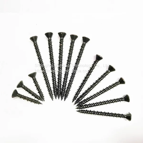 Black Drywall Screw Galvanize Coarse Fine High-low Thread Hardware Screws Factory Supply photo-2