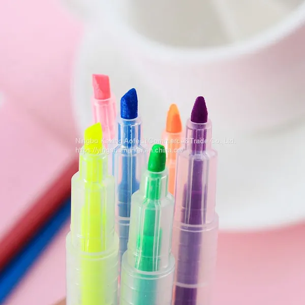 Tank Style Highlighters, Chisel Tip, Fluorescent Yellow, Box of 36