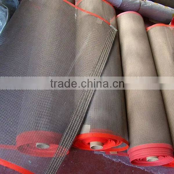 4*4 Brown Open Mesh Conveyor Belt of Drying Machine for Textile Printing photo-4