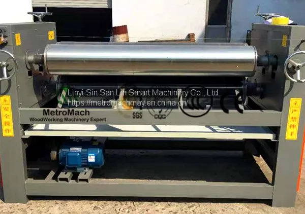 4ft Pneumatic Air-operated Plywood Core Veneer Glue Spreader Coating Machine photo-4