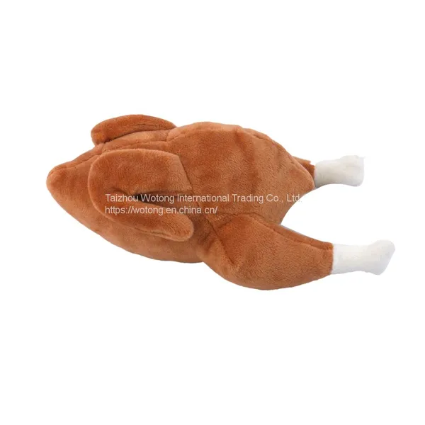Food Pet Products Dog Chew Toy Stuffed Turkey Stuffed Dog Squeaky Chew Toy Interactive Squeaky Dog Toys photo-2