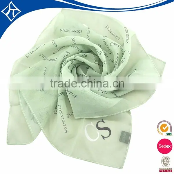 Polyester Silk Square Chiffon Scarf uk
