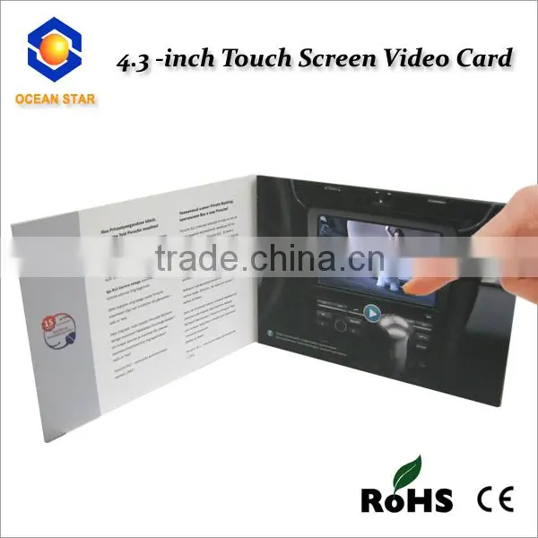 Promotional Video Business Card 4.3inch Video Wedding Card photo-5