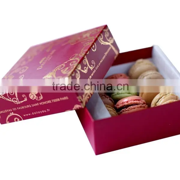 Custom Logo Design Macarons Box/candy Box/chocolate Box photo-2