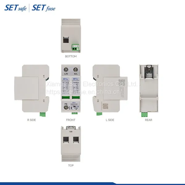 SD20/30r 2+0 Series DIN Rail Surge Protective Device Surge Protector DIN Rail SPD With RoHS & Reach Compliant photo-2