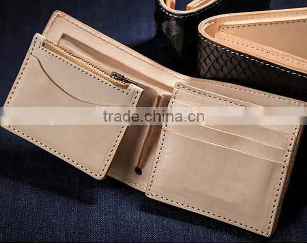 High Quality Custom Logo White and Black Color Unisex Genuine Real Big Scale Python Skin Leather Wallet photo-5