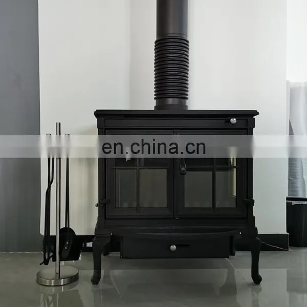 Sale Decoration Vintage Stone Terrace Floor Vertical Heaters Luxury Cast Iron Fireplaces photo-3