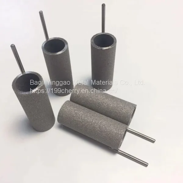 Customized Cylinder Titanium Filter Tube Cartridge photo-2