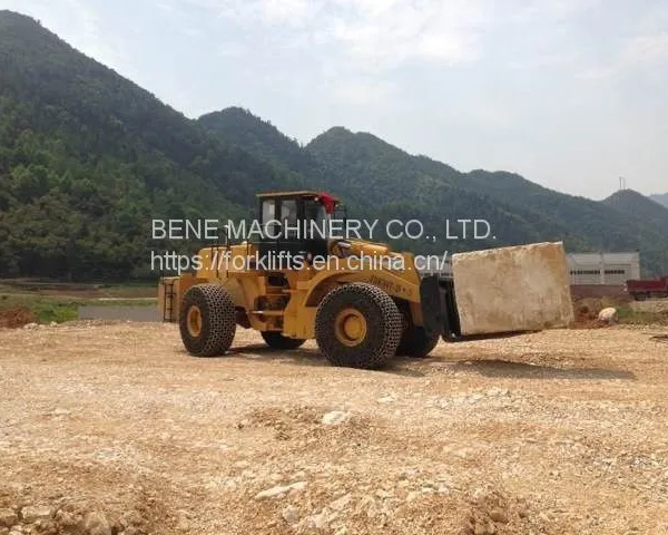 Chinese BENE 28ton Forklift Loader 28 Ton Fork Loader 28ton Wheel Loader VS JINGONG Loader Price photo-2