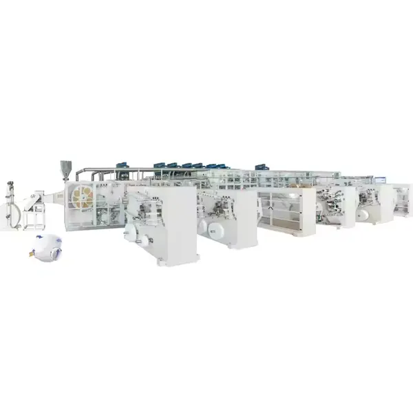 Semi Servo Disposal Baby Diaper Making Machine Prix In China