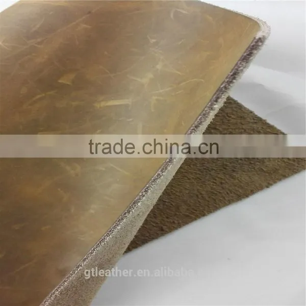 Cow Split Crazy Horse Leather for Gift Box photo-5