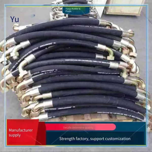 High-pressure Wear-resistant Sandblasting Pipe, High and Low-pressure Hoses for Coal Mines, Double-layer Rubber Hoses for Construction Machinery, Oil-resistant photo-4