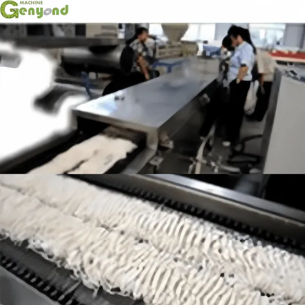 Shanghai GY Instant Noodle Steaming Frying Packing Machine Fried Instant Pasta Noodle Production Line photo-4
