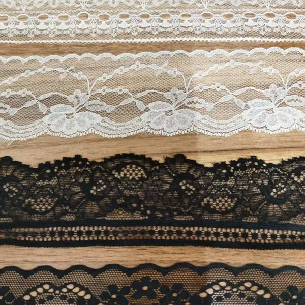 lace and elastic lace striped lace Nylon striped lace