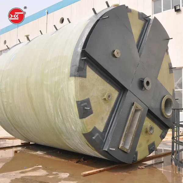 yike fiberglass reinforced plastic stirring tank with paddle stirring, 5 cubic meters capacity, anti-aging and anti-static