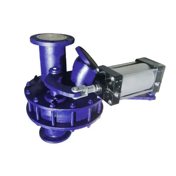 Manufacturer Direct Sales Pneumatic Ceramic Swing Valve Discharge Valve photo-2