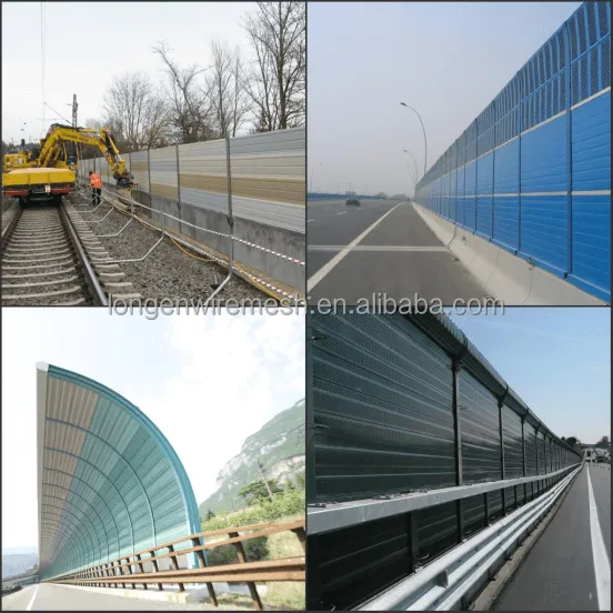 Acrylic Sheet Sound Barrier Galvanized Steel Sound Barrier Fence 500x2000x80mm Highway Soundproofing Manufacturer PVC Material photo-5