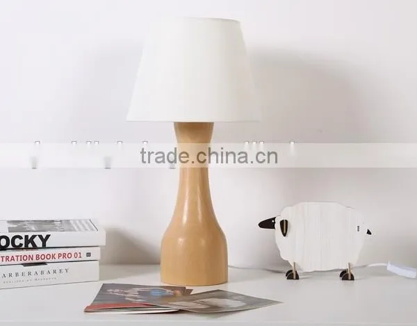 LED Wood Table Lamp LED Wood Table Light JK-879-14 Wooden Base for Table Lamps Holder photo-2