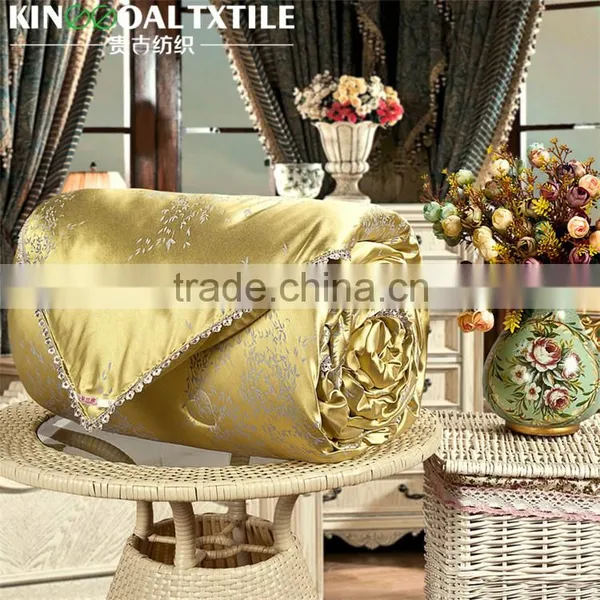 Mulberry Silk Quilts With 100% Silk 19mm Plain Silk Shell Bedding Comforter