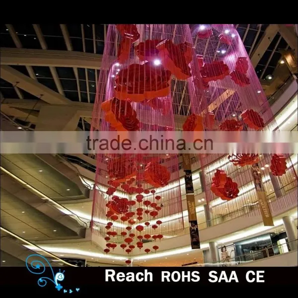 Atrium Decoration Mall, 3D Flower Four Seasons Decoration