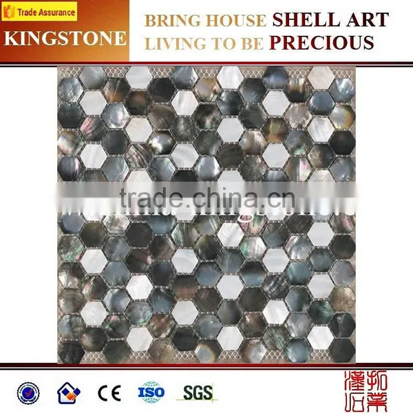 Chinese White Irregular Freshwater Shell Mosaic for Sale photo-5