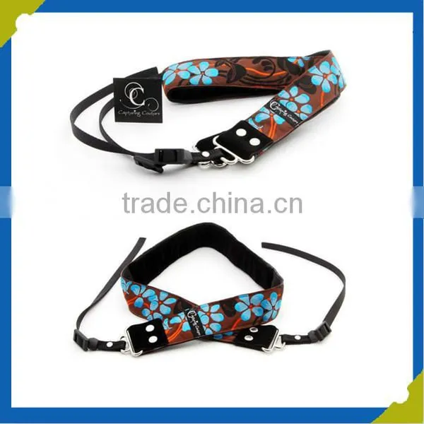 Custom Belt Clip Digital Camera Case Colorful Braided Fabric Polyester Material Travel Strap Belt Splicing photo-3