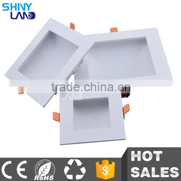 SMD 2835 Downlight 3W 6W 12W 18W 24W Diffuse Reflection LED Retrofit Recessed Ceiling Panel Light Quality Choice photo-2