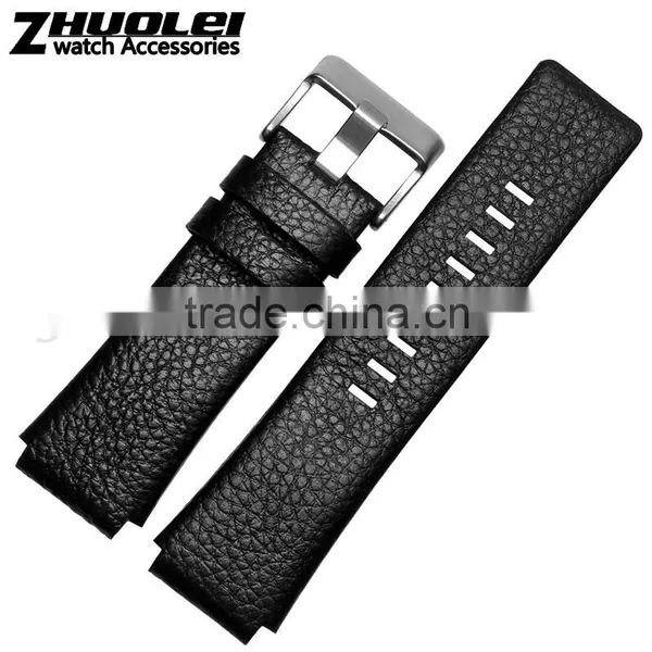 Luxury Real Alligator 28*24mm DS Leather Watch Bracelet Leather Watch Strap