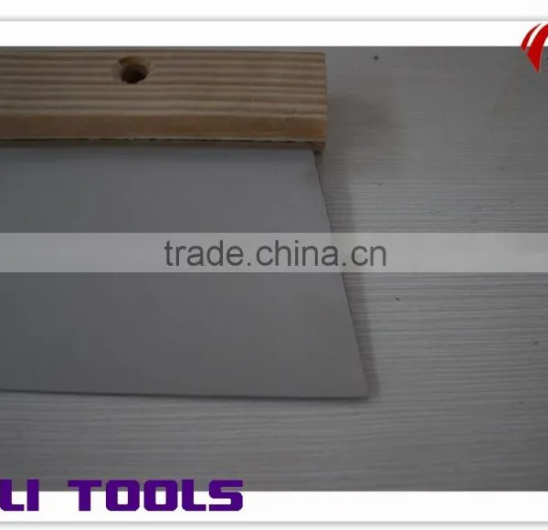 Stainless Steel Blade Scraper With Wooden Handle photo-6