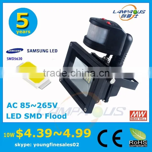 Best Price Meanwell Driver 5 Years Warranty IP66 Warm White 3000k Outdoor 10w Driverless Led Floodlight photo-3