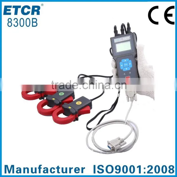 ETCR8300B Three Channel Leakage Monitoring Recorder Electrical Meter photo-5