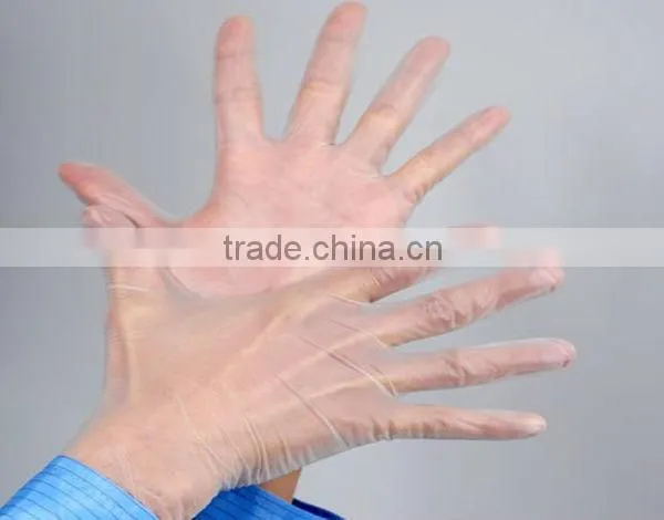 AQL1.5 FDA/CE/ISO Approved for Medical Exam / Clinic Use Vinyl Gloves