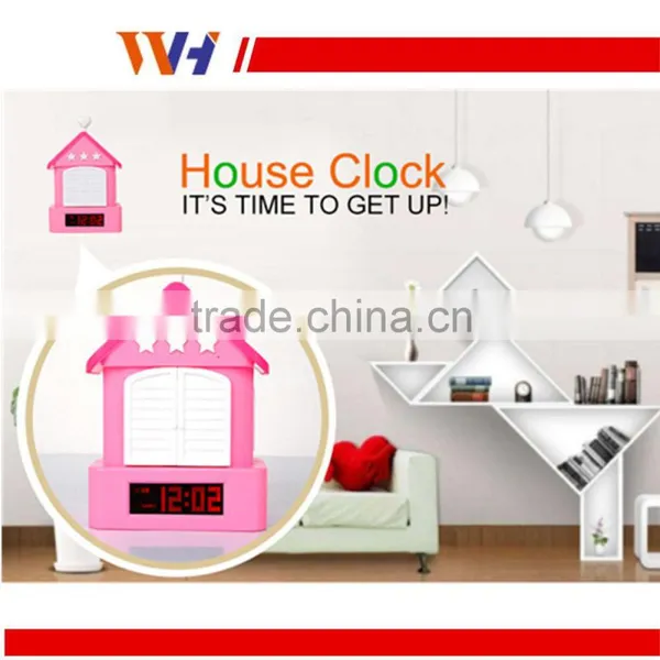 Bird Shape Decorative Shooting Target Gun Alarm Clock photo-4