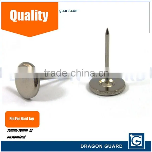 DRAGON GUARD Flat Steel 19mm EAS Plastic Tag Pin