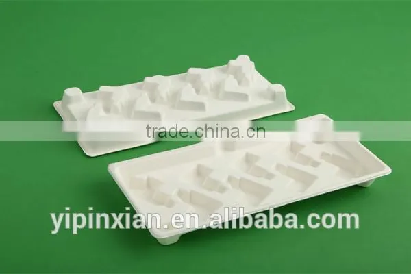 Professional Customized Biodegradable Clamshell Cosmetic Blister Packaging With Bagasse photo-2