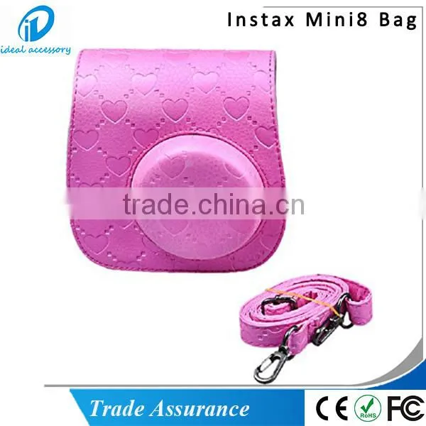 PU Leather Fujifilm Camera Case Bag for Fuji Instax Camera Mini8 Mini8+ photo-2