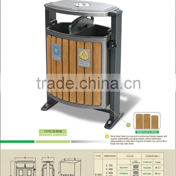 Outdoor Furniture Trash Can,battery Bin,waste Bin