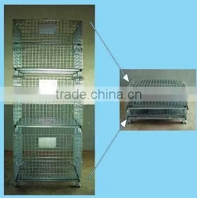 Industrial Used Racking /Manufacturer Wire Mesh Container For Nanjing Victory photo-2