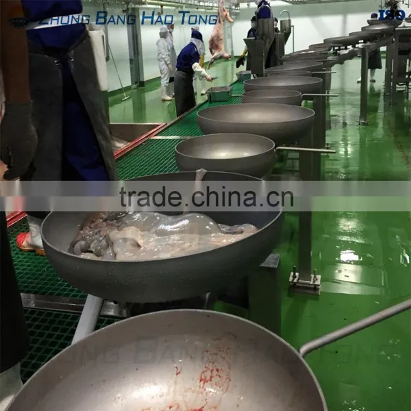 Floor Mounted Plate Type Sychronized Offal and Viscera Quarantine System