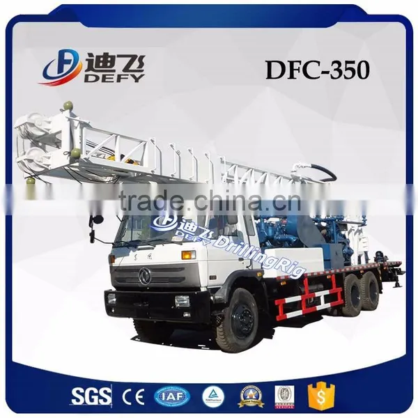 350m Dfc-350A Truck Mounted Used Borehole Water Well Drilling Machine Price With Air Comoressor photo-3