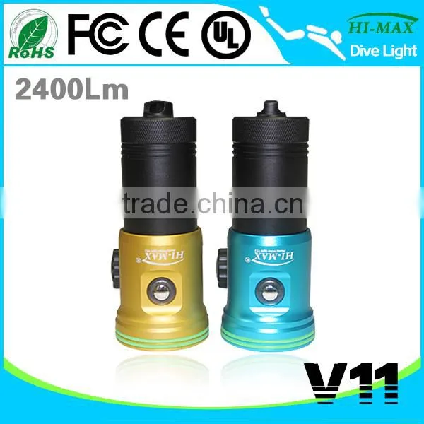 Scuba Torch 32650 Video Diving Light With Ball Head Stand ,up to 100M photo-2