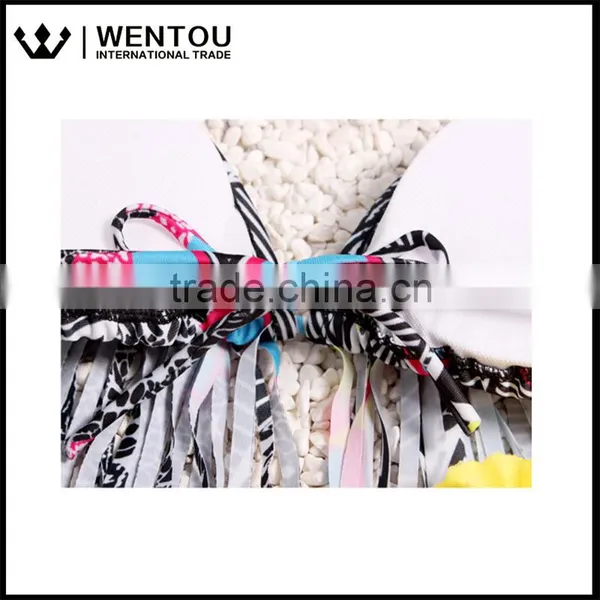 Wholesale Women Sexy Tassel Spa Bikini Swimsuit photo-3