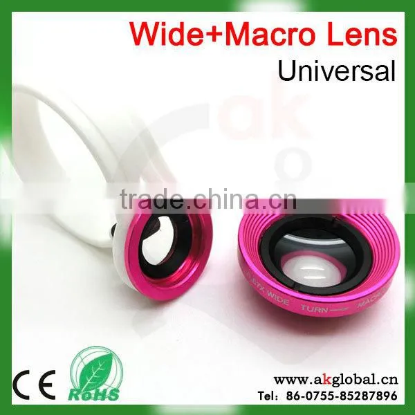 Wide Angle Macro Lens for Ipad5 Circle Universal Clip Lens Kit