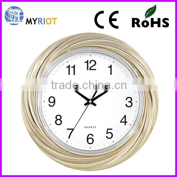 Spirally Frame Multicolored Wall Clock photo-2
